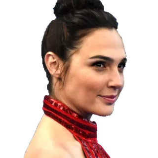 😏 Gal Gadot actriz, celebridad, mujer, retrato telegram sticker