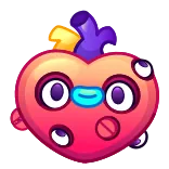 ❤️ Herz, süß, Cartoon, Monster, Figur, rosa telegram sticker