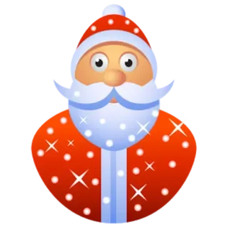 👨 Santa Claus Papai Noel, Natal, Feriado, Inverno, Festivo, Celebração telegram sticker
