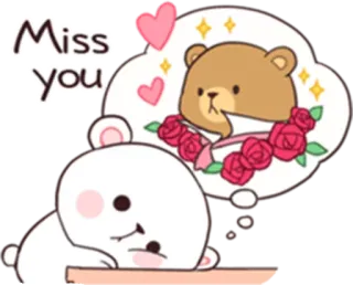Bears in Love telegram stickers