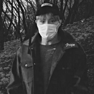 💎 J-Hope -Jhope K-pop, Музыка, Певец, Знаменитость, Портрет, Фан-арт telegram sticker