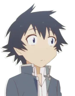😒 Anime, Manga, Junge, Cartoon, Schüler whatsapp sticker