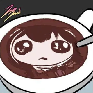 ☕ Pog Shock Мультфильм, Аниме, Каваий, Милый, Мем whatsapp sticker