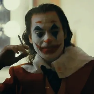 💪 Joker ジョーカー, タバコ, ピエロ, ホアキン・フェニックス, 映画, DCコミックス, 悪役 telegram sticker