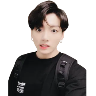 😬 Jungkook jungkook, kpop, bts, person, sänger telegram sticker