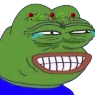 😂 Pepe the Frog Pepe, katak, meme, kartun, meme internet whatsapp sticker