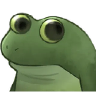 😂 カエル, 緑, 動物, 両生類, 漫画, ミーム telegram sticker