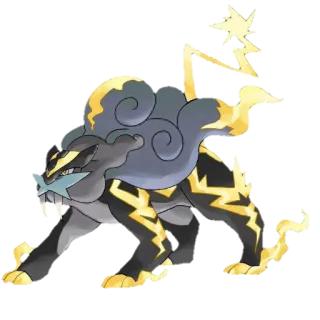 😡 pokemon, legendary pokemon, electric pokemon, therian form, thunder, lightning, animal telegram sticker