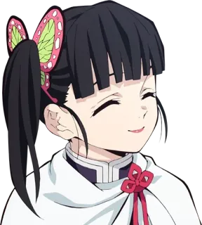 🥰 Anime, Manga, Personaggio, sorridente, ragazza, cartone animato, Fanart telegram sticker