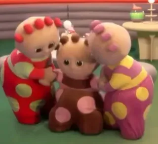 🌋 in the night garden, igglepiggle, upsy daisy, tominos telegram sticker