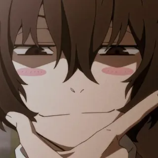 ❤️ anime, thinking, smug, anime boy, character, portrait telegram sticker
