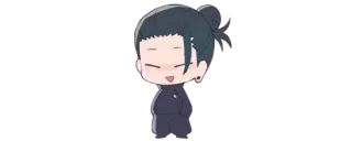 ✨ Suguru Geto Jujutsu Kaisen Anime, Manga, Chibi, Süß, Fanart, Suguru Geto telegram sticker