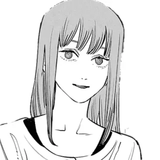 🌫 Makima Chainsaw Man anime, manga, chainsaw man, makima, anime girl, manga girl telegram sticker