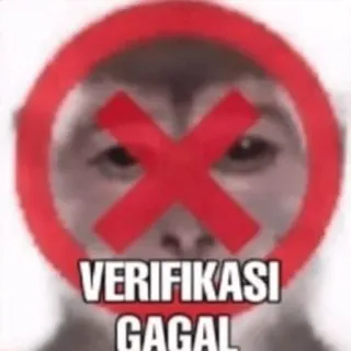 ❌ monkey VERIFIKASI GAGAL telegram sticker