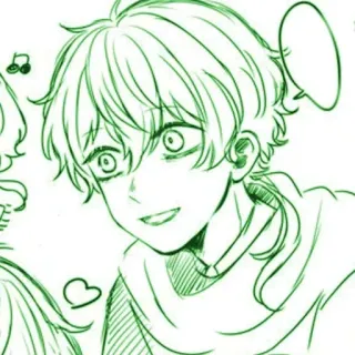 🌟 Anime, Manga, Phim hoạt hình, Bản vẽ, Chân dung whatsapp sticker
