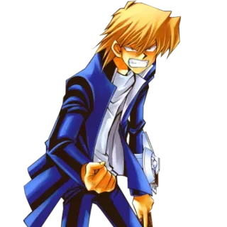 😡 Joey Wheeler Yu-Gi-Oh! anime, manga, duel, cards telegram sticker