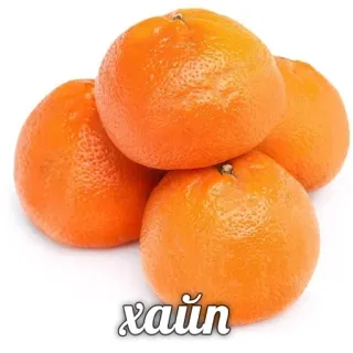 🍊 хайп 만다린, 감귤류, 과일, 인기, 음식, 탄제린 telegram sticker