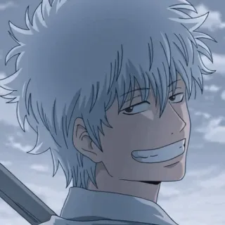 Sakata gintoki`@stickermonths telegram stickers