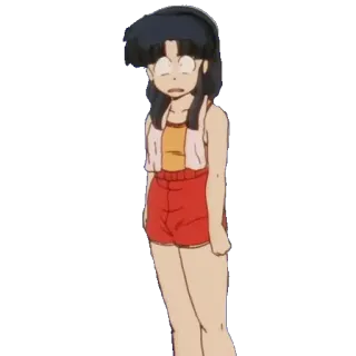 😩 Anime, Chica, Dibujos animados, Verano, Lindo whatsapp sticker