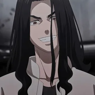 🖇 Keisuke Baji Tokyo Revengers Anime, Keisuke Baji, Tokyo Revengers, Personaje, Sonriendo, Manga telegram sticker