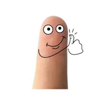 👌 finger, middle finger, gesture, cartoon whatsapp sticker