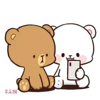 😊 orsi, carino, latte, moka, selfie telegram sticker