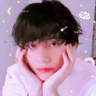 🎀 babies kpop, น่ารัก, สุนทรียศาสตร์, ดาว, สีพาสเทล, คน, เซลฟี่ telegram sticker