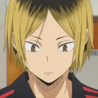 🏐 Kozume Kenma Haikyuu!! Anime, Haikyuu, Kenma, Volley-ball, Personnage telegram sticker