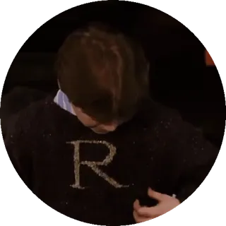 Зима Хогвартс @stickers_HarryPotter telegram stickers