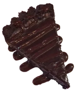 🍰 chocolate pie, dessert, pie slice, chocolate, food telegram sticker