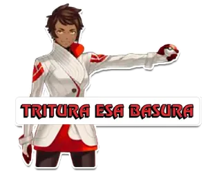❤ TRITURA ESA BASURA spanisch, text, sticker whatsapp sticker