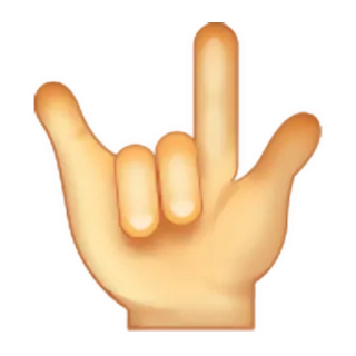 🤘 hand gesture, offensive, middle finger telegram sticker