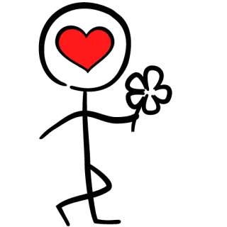😍 serce, miłość, czerwony, symbol whatsapp sticker