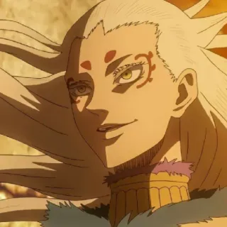 🥶 Licht Black Clover anime, black clover, licht, elf telegram sticker