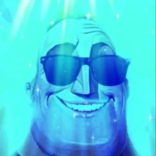 😎 Mr. Incredible The Incredibles Mr. Indestructible, Les Indestructibles, lunettes de soleil, dessin animé, mème, souriant telegram sticker