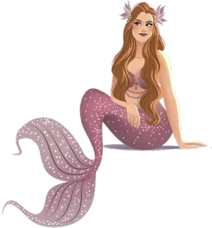 🧜‍♀ Русалка, Фэнтези, Океан, Море, Мифическое существо, Под водой, Мультфильм telegram sticker