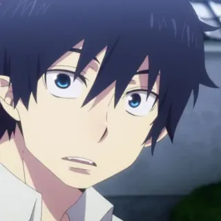 ☁️ Rin Okumura Blue Exorcist Anime, Blue Exorcist, Rin Okumura, Manga telegram sticker