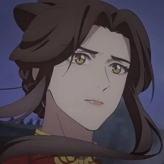 😕 Anime, Personaggio, Ritratto, Donna, Arte whatsapp sticker