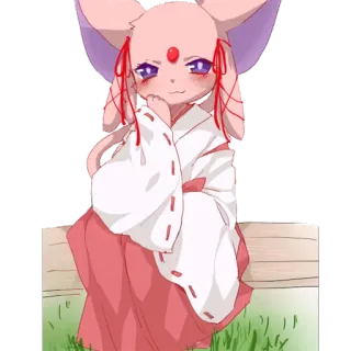 🙎 Espeon pokemon, anime, fanart, mignon, kawaii telegram sticker