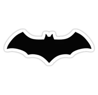 🐥 Batman Batman, Símbolo, Morcego, Logo, Quadrinhos telegram sticker