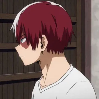 😒 Shoto Todoroki My Hero Academia Shoto Todoroki, My Hero Academia, Anime, Nhân vật, Manga telegram sticker