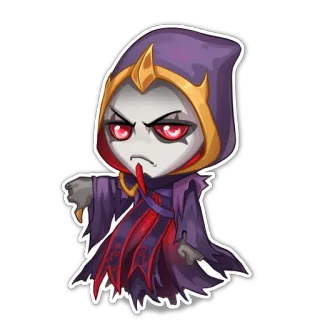 👎 Cartoon, Magier, Magie, Zauberer, Fantasy, Daumen runter telegram sticker