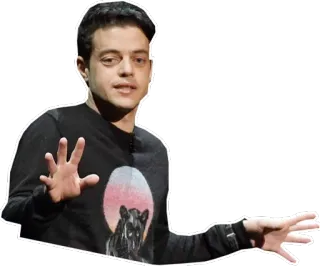 🤗 Rami Malek Rami Malek, ator, celebridade, pessoa, famoso telegram sticker