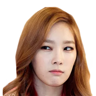 😑 женщина, портрет, кореянка, айдол, певица, знаменитость telegram sticker