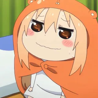 🍕 Umaru Doma Himouto! Umaru-chan anime, cartoon, manga, umaru, himouto umaru-chan, cute, kawaii telegram sticker