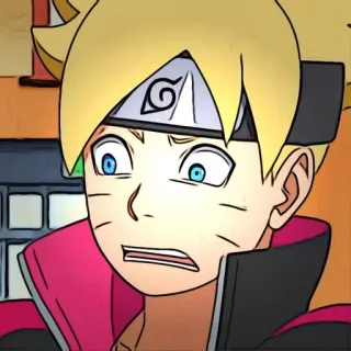 😧 Boruto Uzumaki Boruto อนิเมะ, โบรุโตะ, อุซึมากิ, นินจา, ตัวละคร, มังงะ telegram sticker