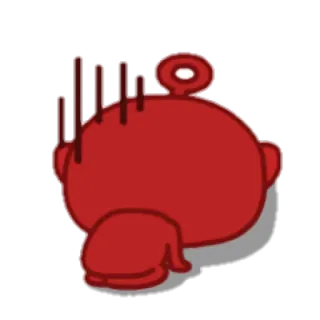 Puny Pentol Quby ㅡ by @taerastickers telegram stickers