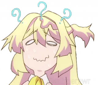 ❓ anime, question, confused, shocked telegram sticker