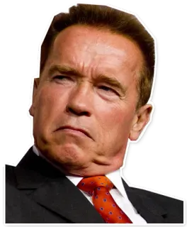 😠 Arnold Schwarzenegger actor, político, celebridad, gobernador, fitness telegram sticker