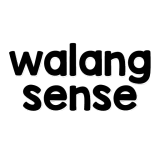🙅 walang sense tagalog, uitdrukking, onzin, nonsens whatsapp sticker